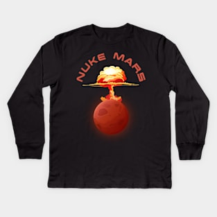 Nuke Mars Kids Long Sleeve T-Shirt